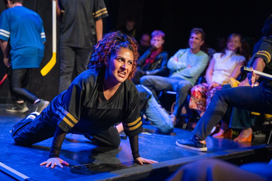 Production image from Heated Rivalry: The Musical Parody!