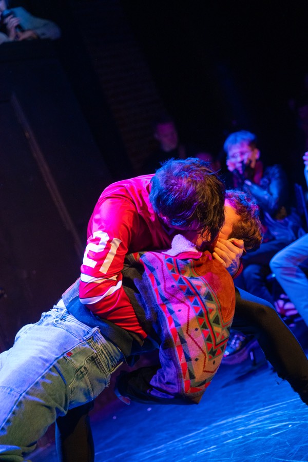 Production image from Heated Rivalry: The Musical Parody!