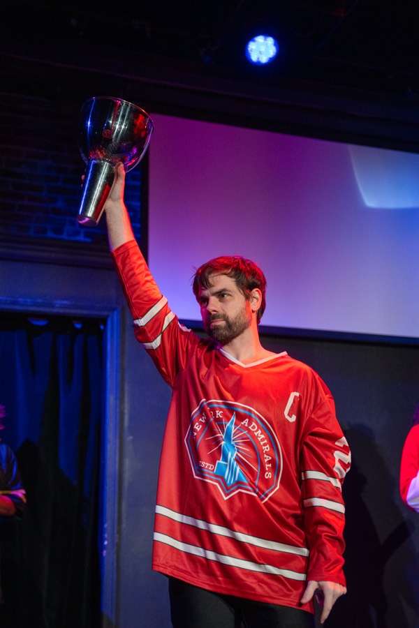 Production image from Heated Rivalry: The Musical Parody!